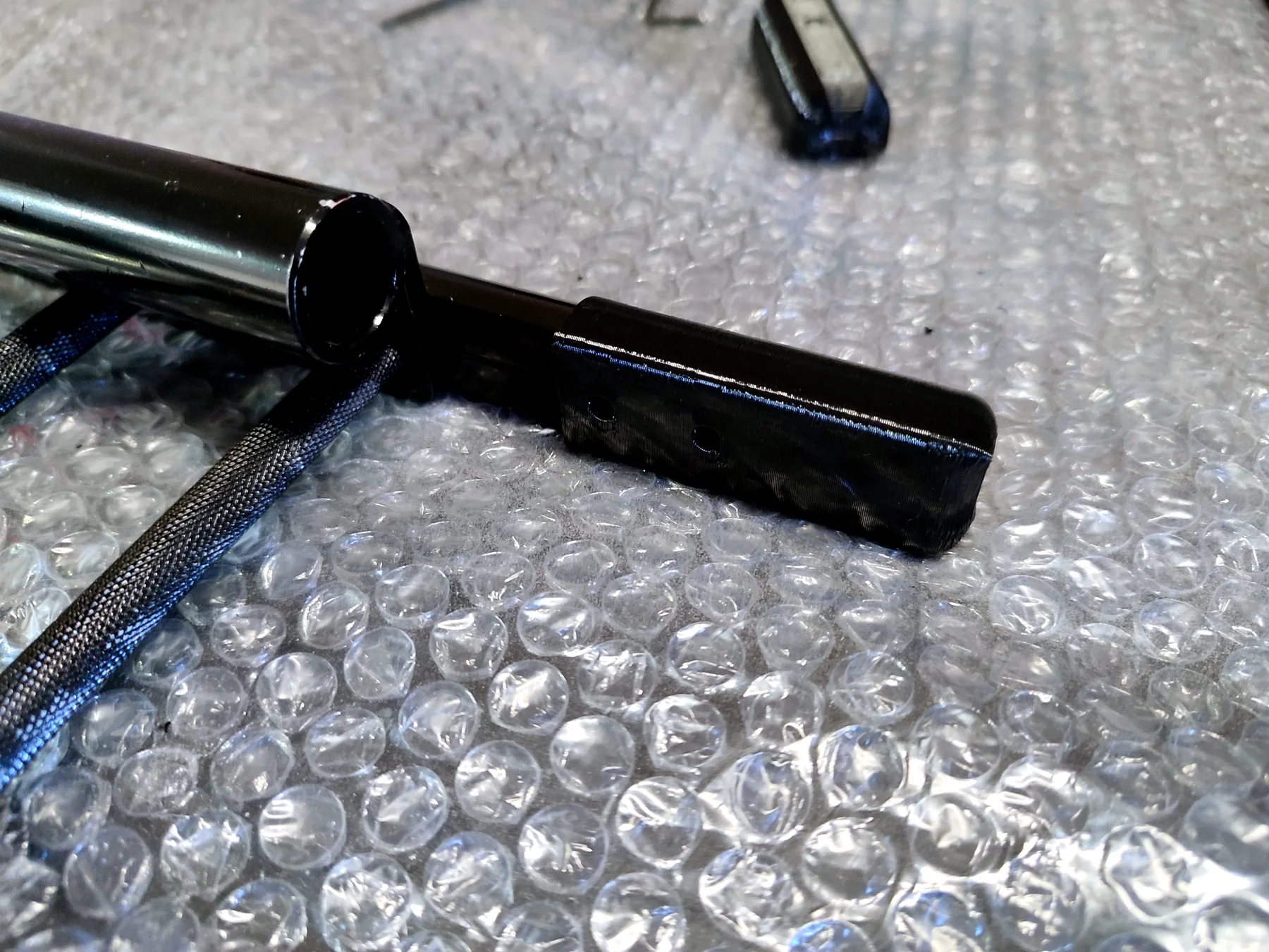 Electric wheelchair armrest modification detail
